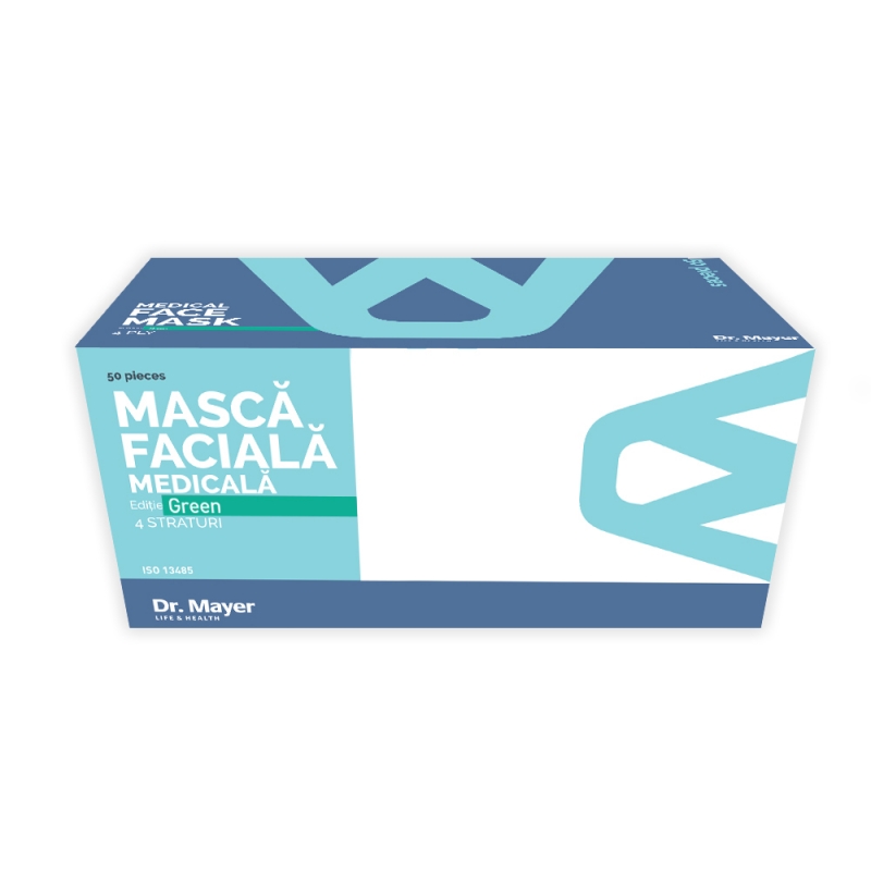 Mască medicală 4 straturi Dr. Mayer Green